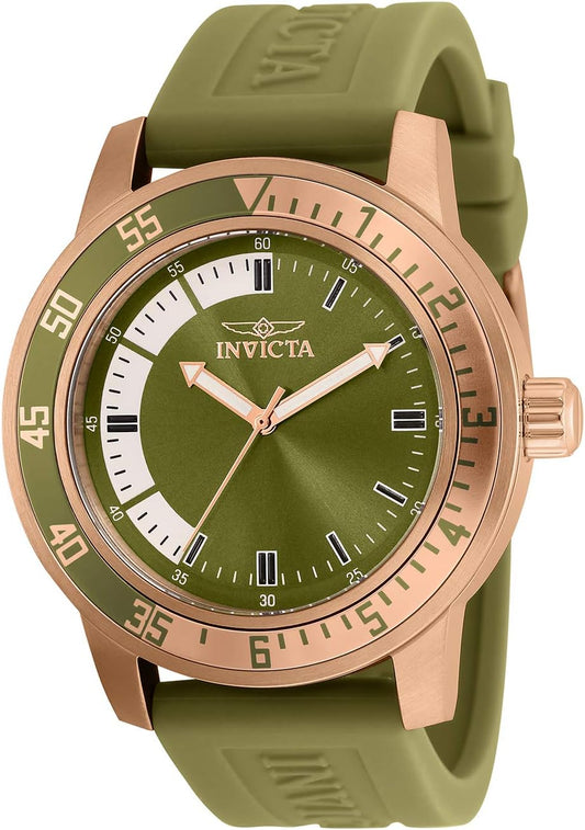 HOTInvicta Men's Specialty Silicone Quartz Watch