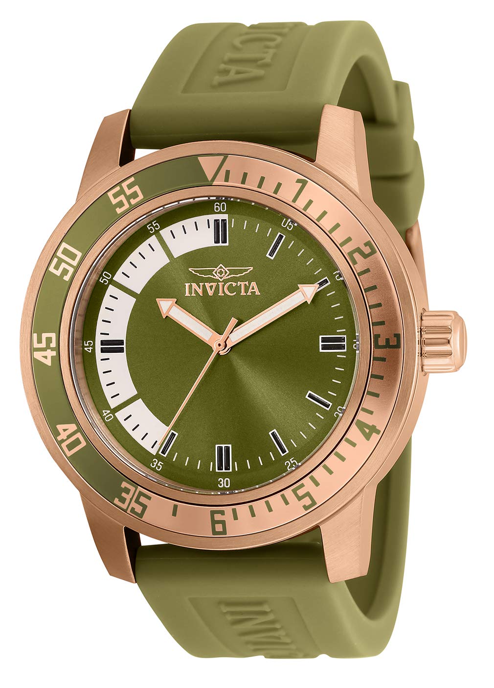 HOTInvicta Men's Specialty Silicone Quartz Watch