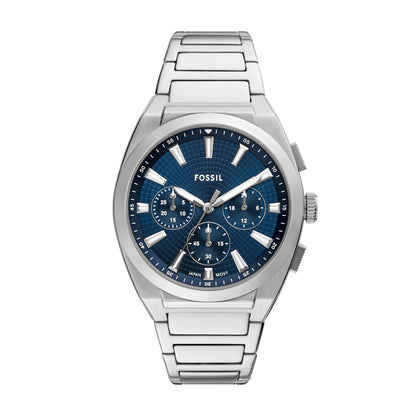 HOTFossil Men's Everett Quartz Stainless Steel Watch, Three-Hand Watch for Men
