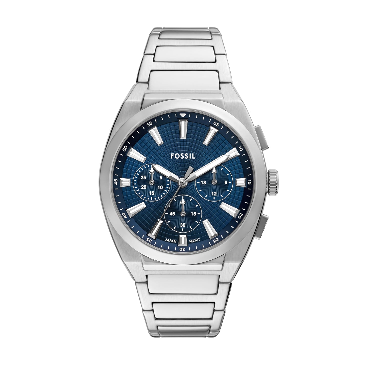 HOTFossil Men's Everett Quartz Stainless Steel Watch, Three-Hand Watch for Men