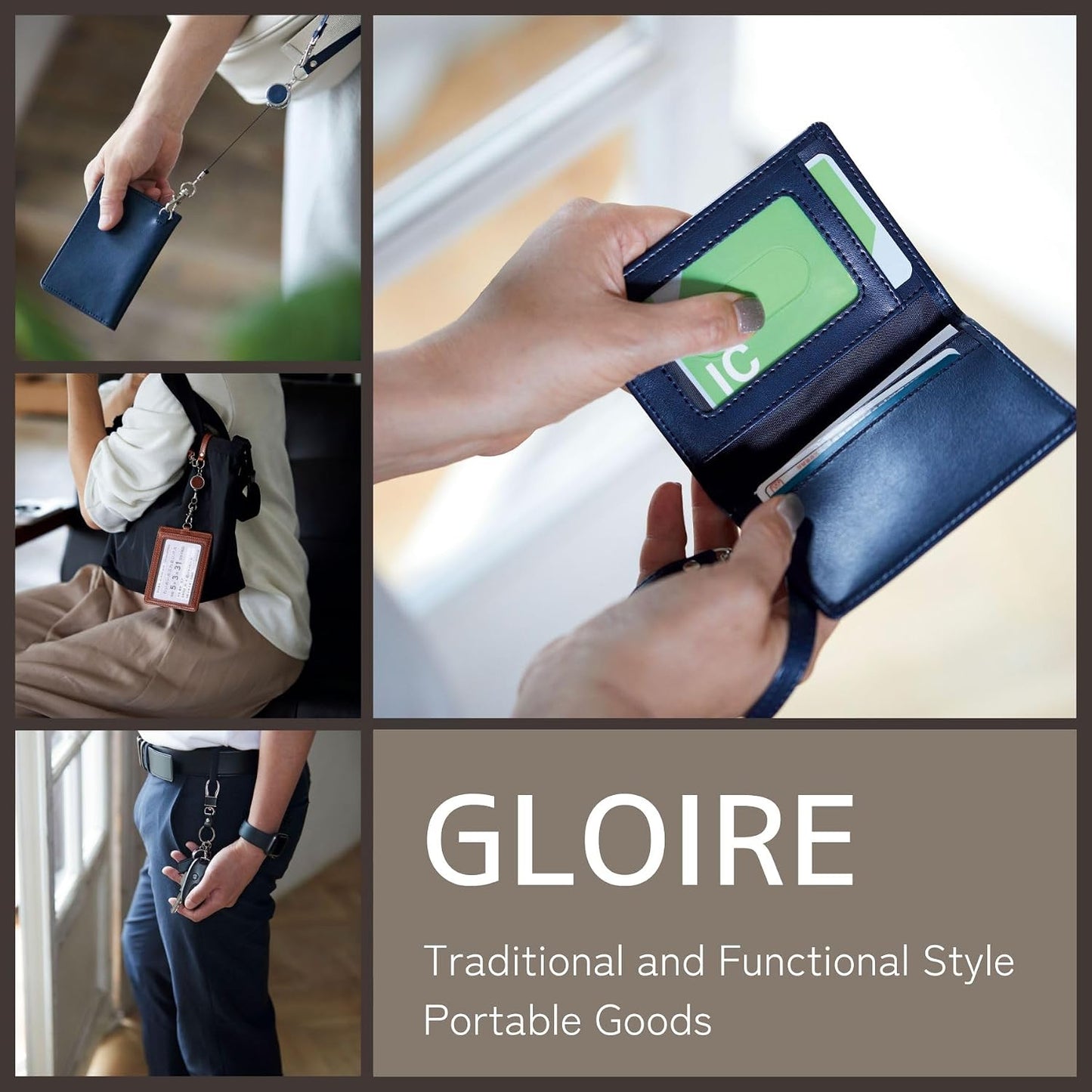 HOTレイメイ藤井 Raymay Fujii Pass Case, Gloire, Wide Size