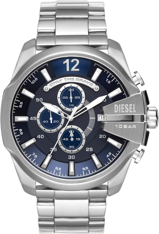 HOTDiesel Mega Chief Watch for Men, Chronograph Men's Watch
