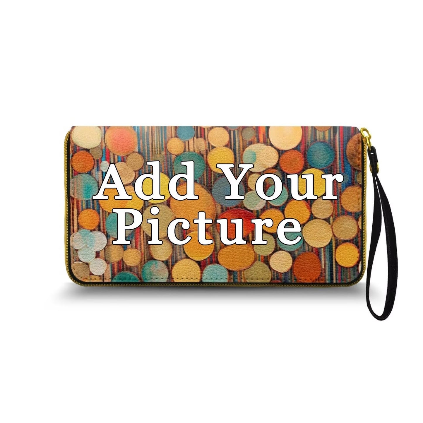 HOTMacaw Bird Lover Print Womens Wallet Leather Zip Around Wallet Tropical Forest Scarlet Macaw Parrot Long PU Leather Card Organizer Clutch with Wristlet