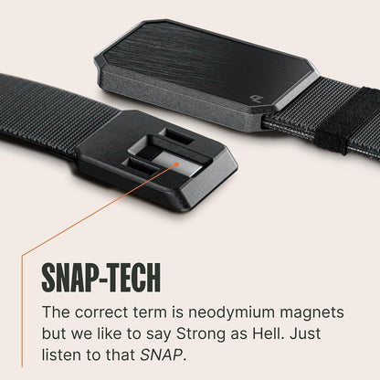 HOTGroove Life Groove Belt OG - Men's Work Belt - Stretch Nylon, Magnetic Buckle, Adjustable, Comfortable, Tactical, EDC