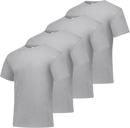 HOTHanes Men's T-Shirt Pack - 4 or 6 Pack - Essential-T Crewneck Cotton T-Shirts - Everyday Men's Clothing - Big & Tall