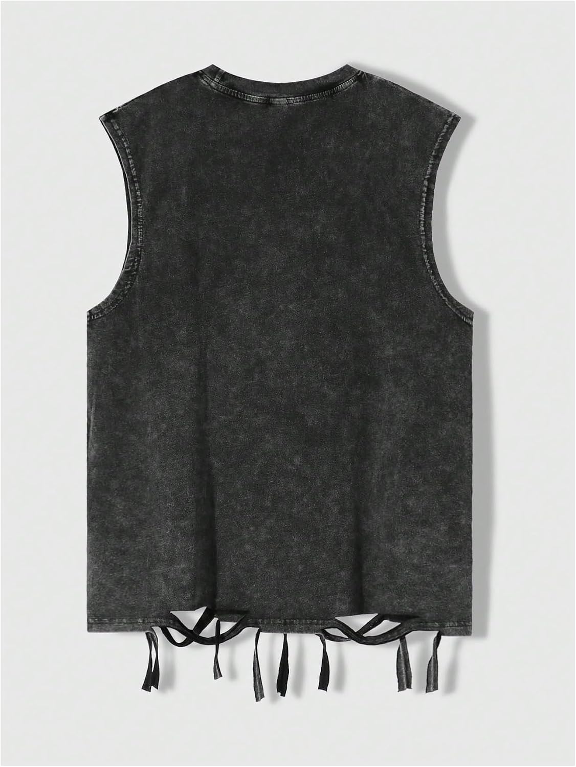 HOTVerdusa Men's Graphic Tees Y2k Grunge Hippie Tee Distressed Summer Shirt Sreetwear Sleeveless Tank Top