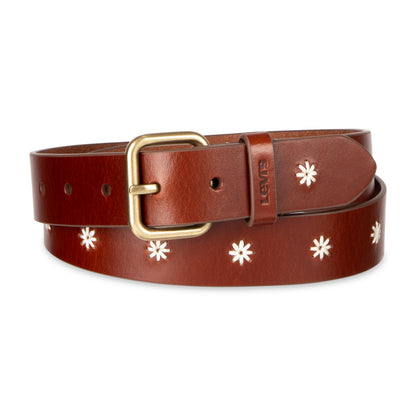 HOTLevi's Women's Casual Leather Belt With Square Buckle – Stylish Jeans & Dress Belt (Regular & Plus Sizes)
