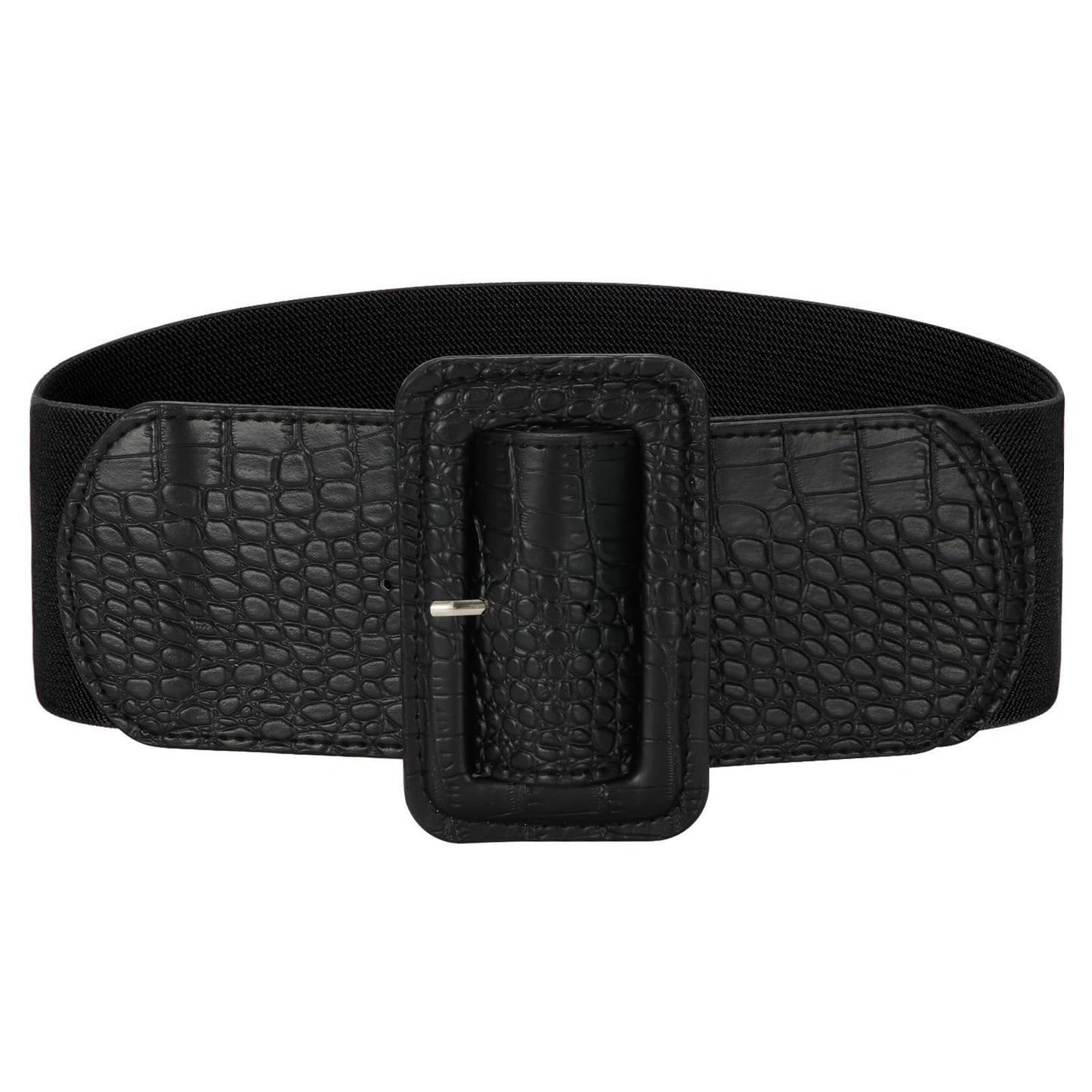 HOTVONMELLI Stretchy Wide Women Belts Elastic Vintage Belts for Women Fashion Ladies Waist Belt for Dress