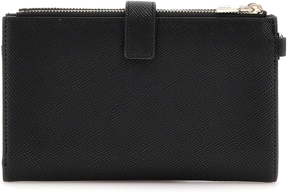 HOTLaurel II Double Zip Organizer Wallet
