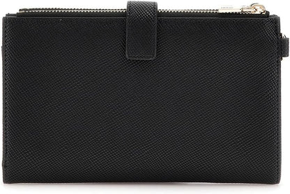 HOTLaurel II Double Zip Organizer Wallet