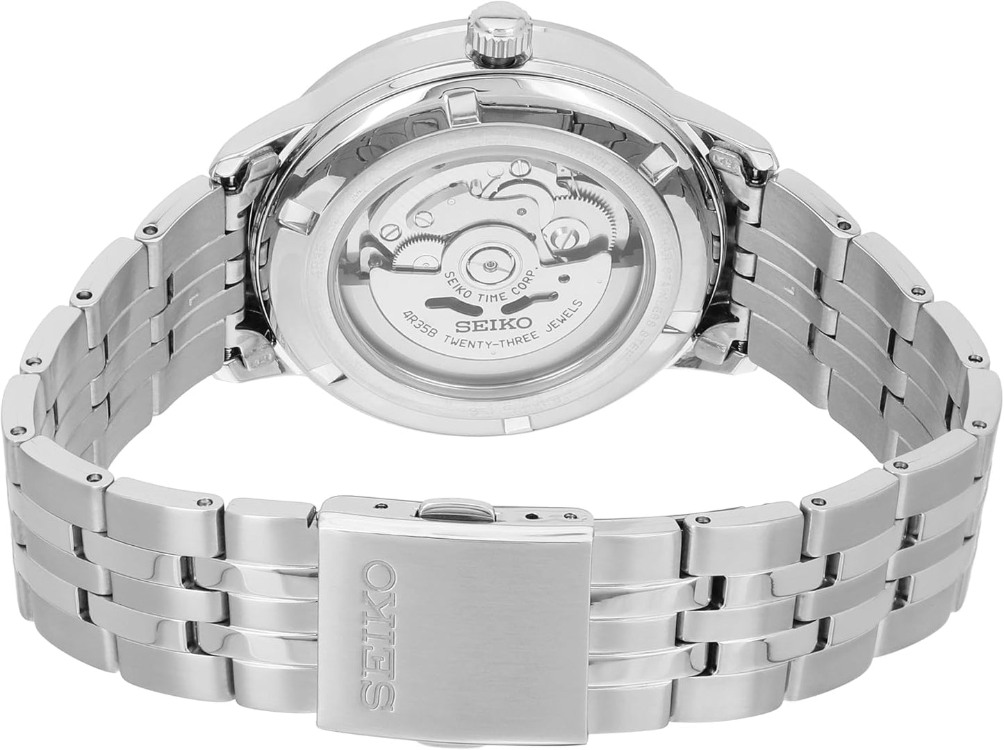HOTSeiko SRPH92K1 Men's Analogue Automatic Watch with Stainless Steel Strap