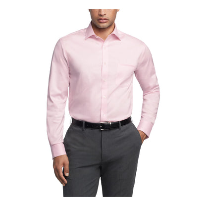 HOTVan Heusen Men's Dress Shirt Regular Fit Ultra Wrinkle Free Flex Collar Stretch Solid