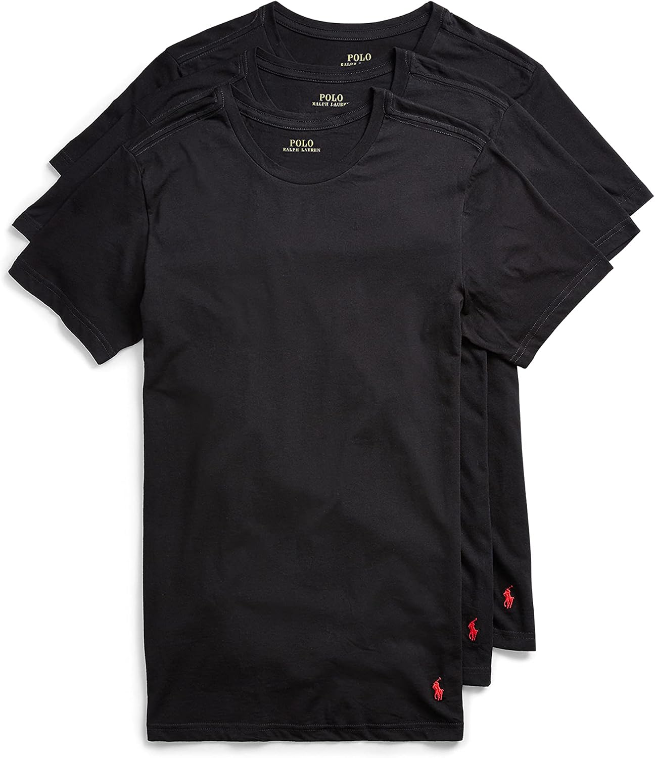 HOTPolo Ralph Lauren Underwear Men's Slim Fit Cotton Crew Tee 3 Pack