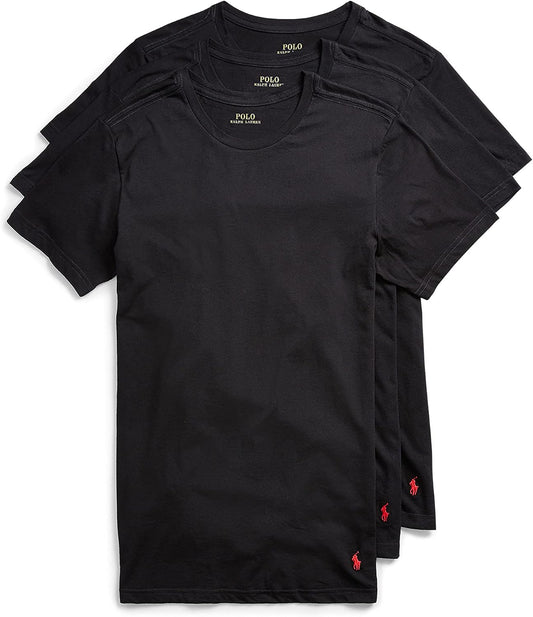 HOTPolo Ralph Lauren Underwear Men's Slim Fit Cotton Crew Tee 3 Pack