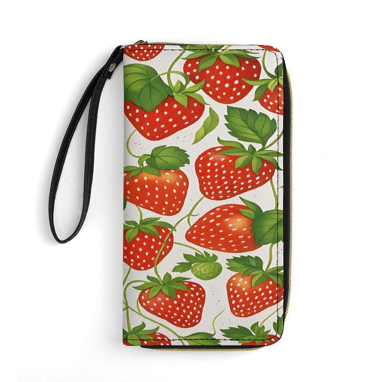 HOTHalloween Pumpkin Pattern Women's Wallet Wristlet Zipper Purse with Hand Strap Travel Credit Card Holder for Daily Use Gifts