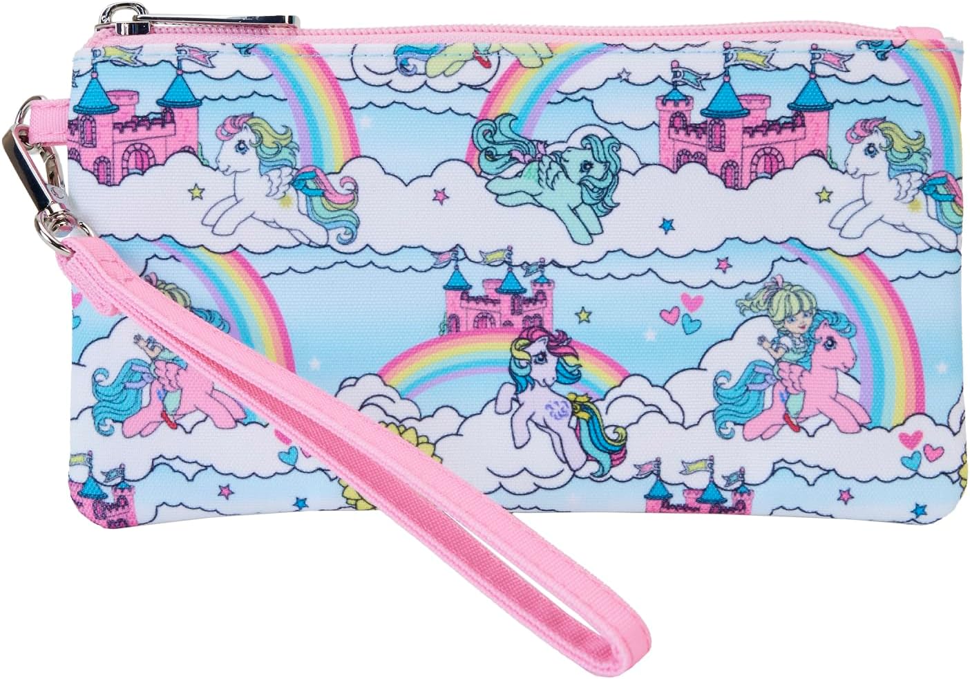 HOTLoungefly Hasbro My Little Pony Sky Scene AOP Nylon Wristlet Wallet
