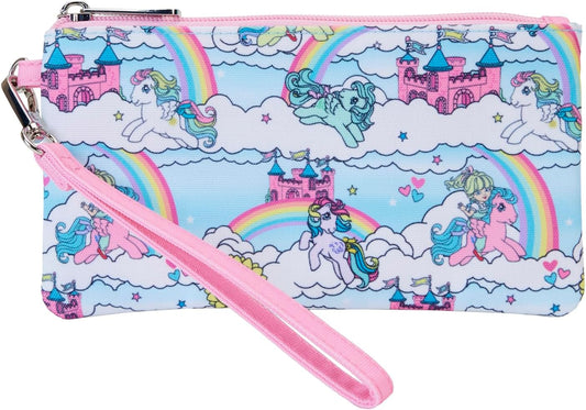 HOTLoungefly Hasbro My Little Pony Sky Scene AOP Nylon Wristlet Wallet