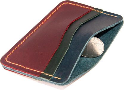 HOTPersonalised leather card holder,Leather Card Holder, Minimalist Card Holder Wallet, Credit Card Holder, Slim Card Holder Gift, Credit Card Holder, Small Leather Card Wallet
