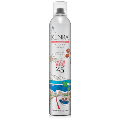 HOTKenra Professional Volume Spray 25 | Super Hold Finishing & Styling Hairspray | Flake-free & Fast-drying | Wind & Humidity Resistance | All Hair Types