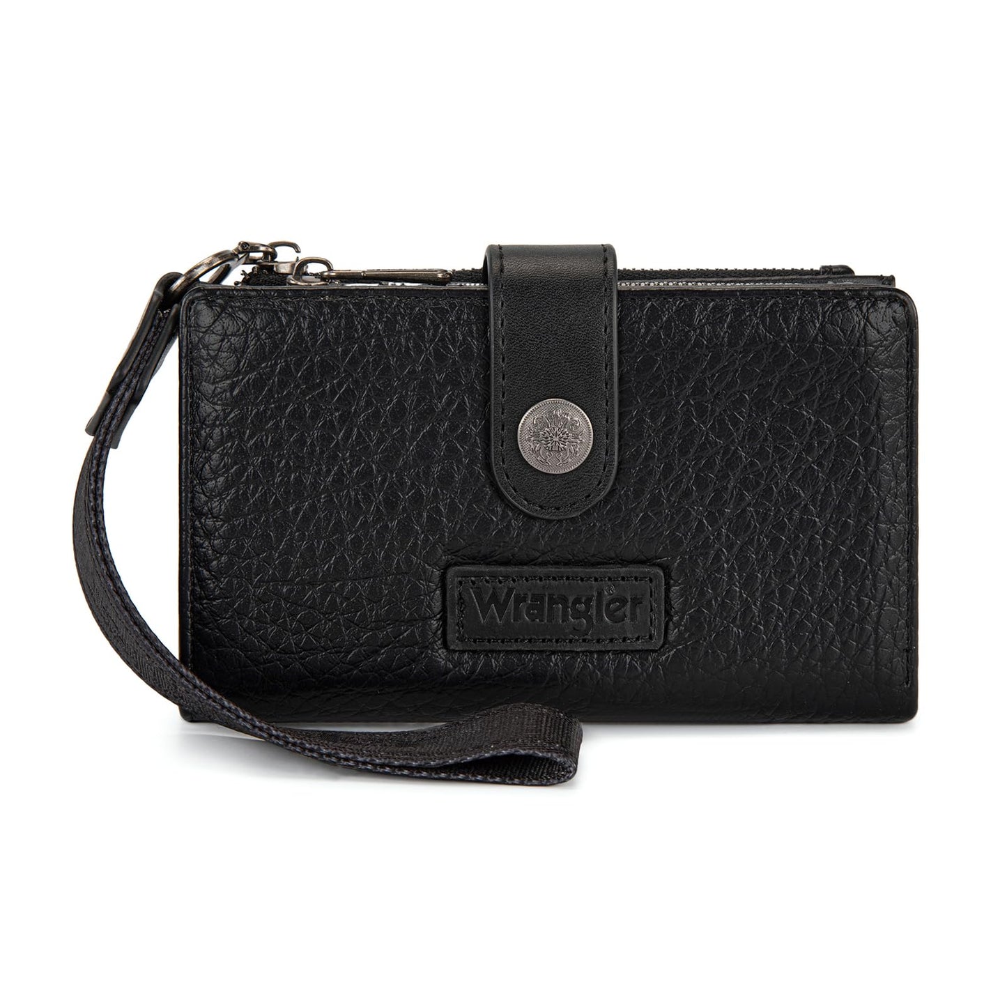 HOTX Wrangler Small Wallet Women, Wristlet Rfid Blocking Wallets Large Capacity Bifold Wallet with Coin Pocket