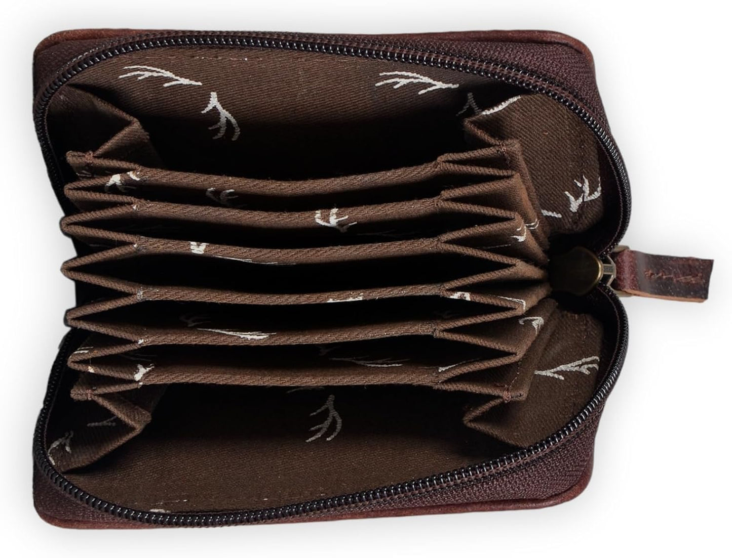 HOTRanch Junkie Highlands Saddle Leather Credit Card Wallet