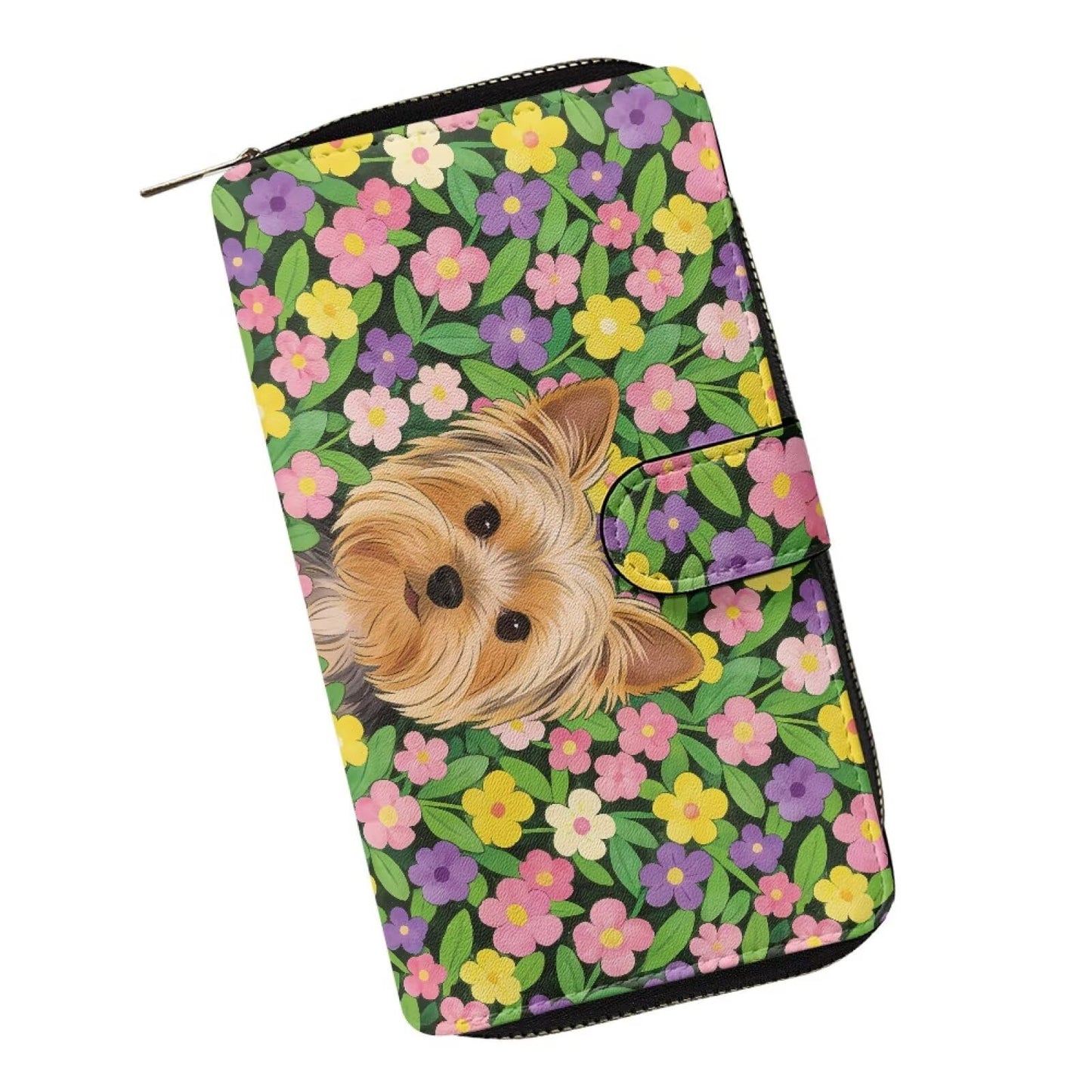 HOTCOEQINE Animal Wallet, Cute Chicken Long Leather Money Bag, Handbag With Zipper for Coin Phone, Travel Handbag for Party