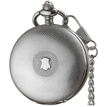 HOTVIGOROSO Mechanical Pocket Watches for Men Skeleton Pocket Watch with Chain | Vintage gold men's pocket watch,Hand wind up mechanical,Roman No. analog pocketwatch,Reloj de bolsillo para hombre,Gift ideal