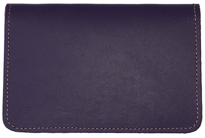 HOTRustic Hickory Leather Top Stub Checkbook Cover