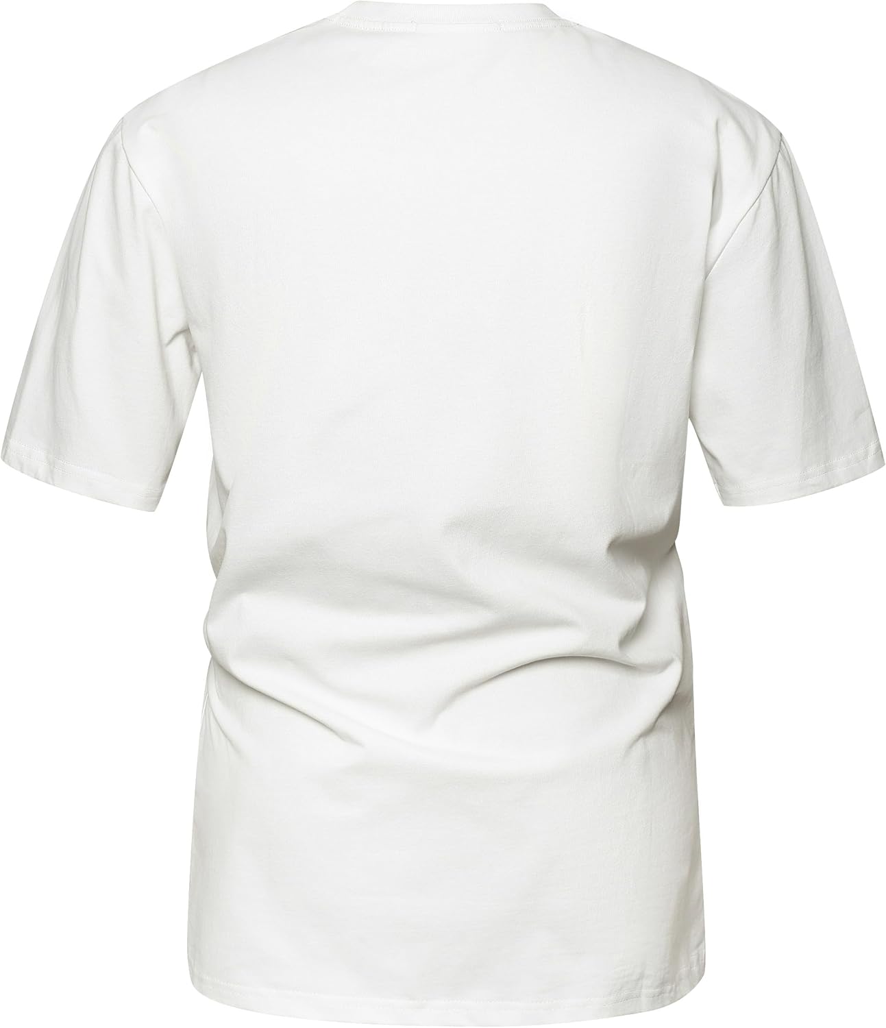 HOTVEIISAR Men's Heavy Weight Crew Neck T-Shirt Mens Premium Cotton Tee - Pre Shrunk S-3XL