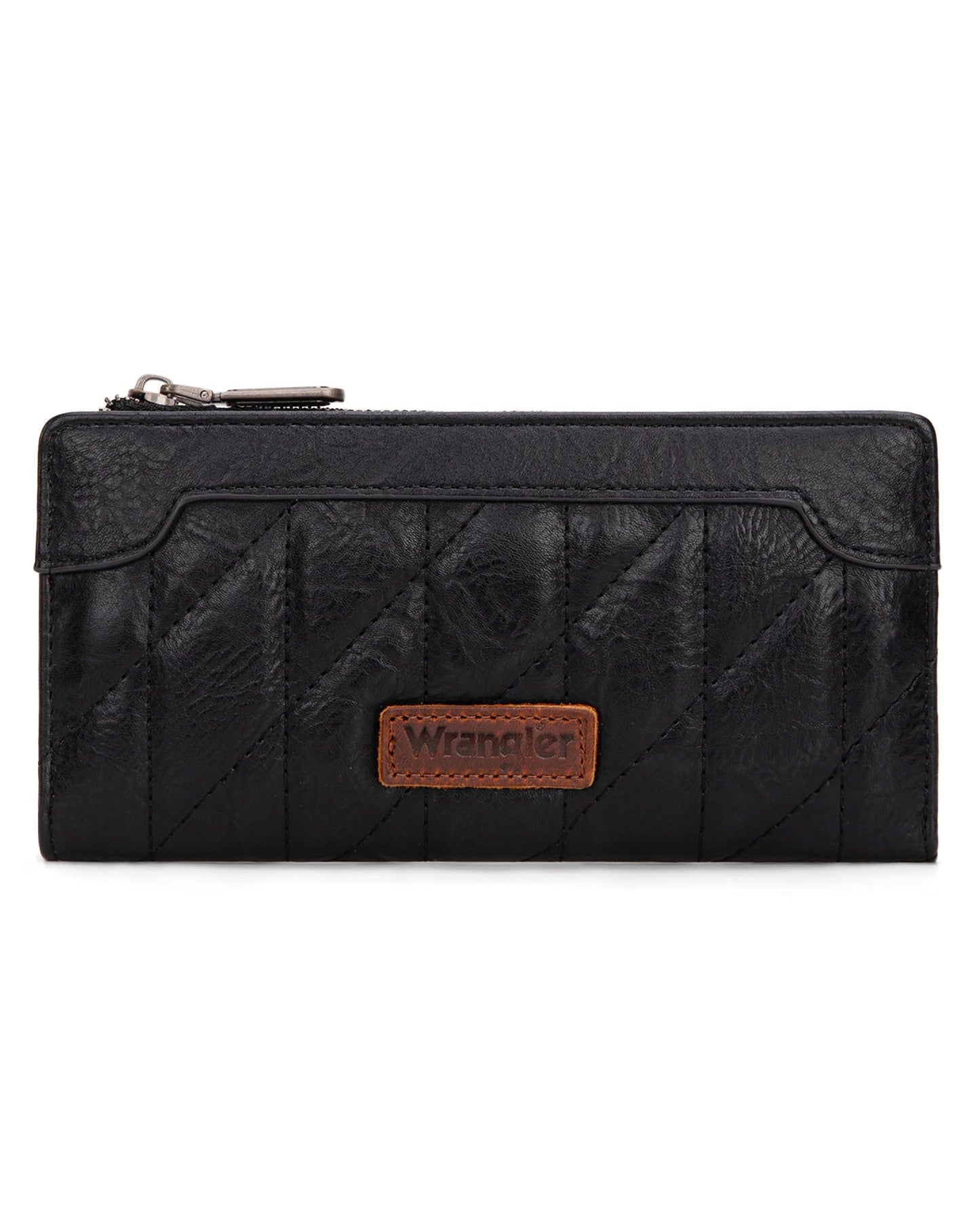 HOTMontana West Wrangler Cow Print Wallets Womens Bifold Credit Card Wallet Women's Wallets, Card Cases & Money Organizers Brown Wallet for Women Ladies Female Cash Wallett with Smooth Zipper