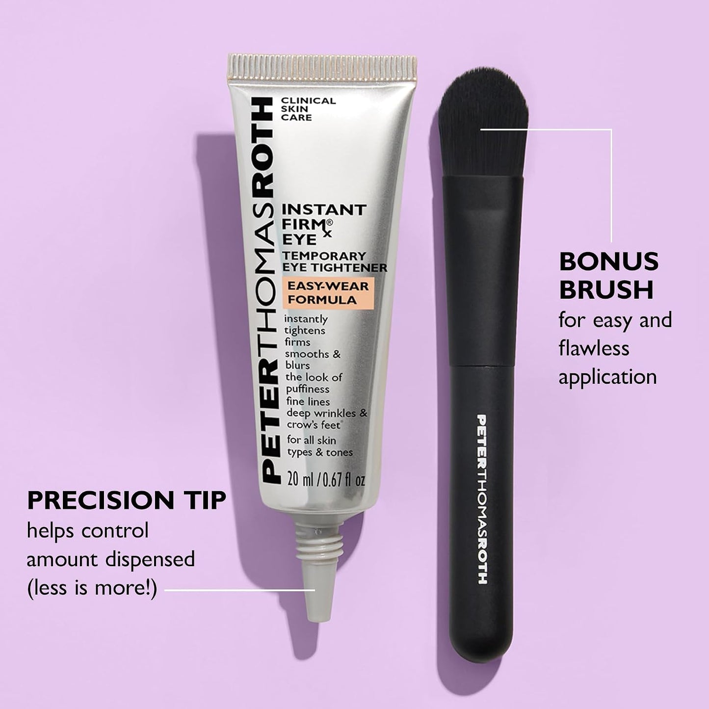 HOTPeter Thomas Roth | Instant FIRMx® Eye Temporary Eye Tightener Easy-Wear Formula | For Firming Under-Eye Bags & Wrinkles