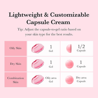 HOTmedicube Capsule Cream with TXA + Niacinamide | Dual Radiance Moisturizer Ideal for Use After Spot Care, Uneven Skin Tone & Texture & Hydration | 99% Pure Tranexamic Acid | Korean Skincare, 1.94 oz