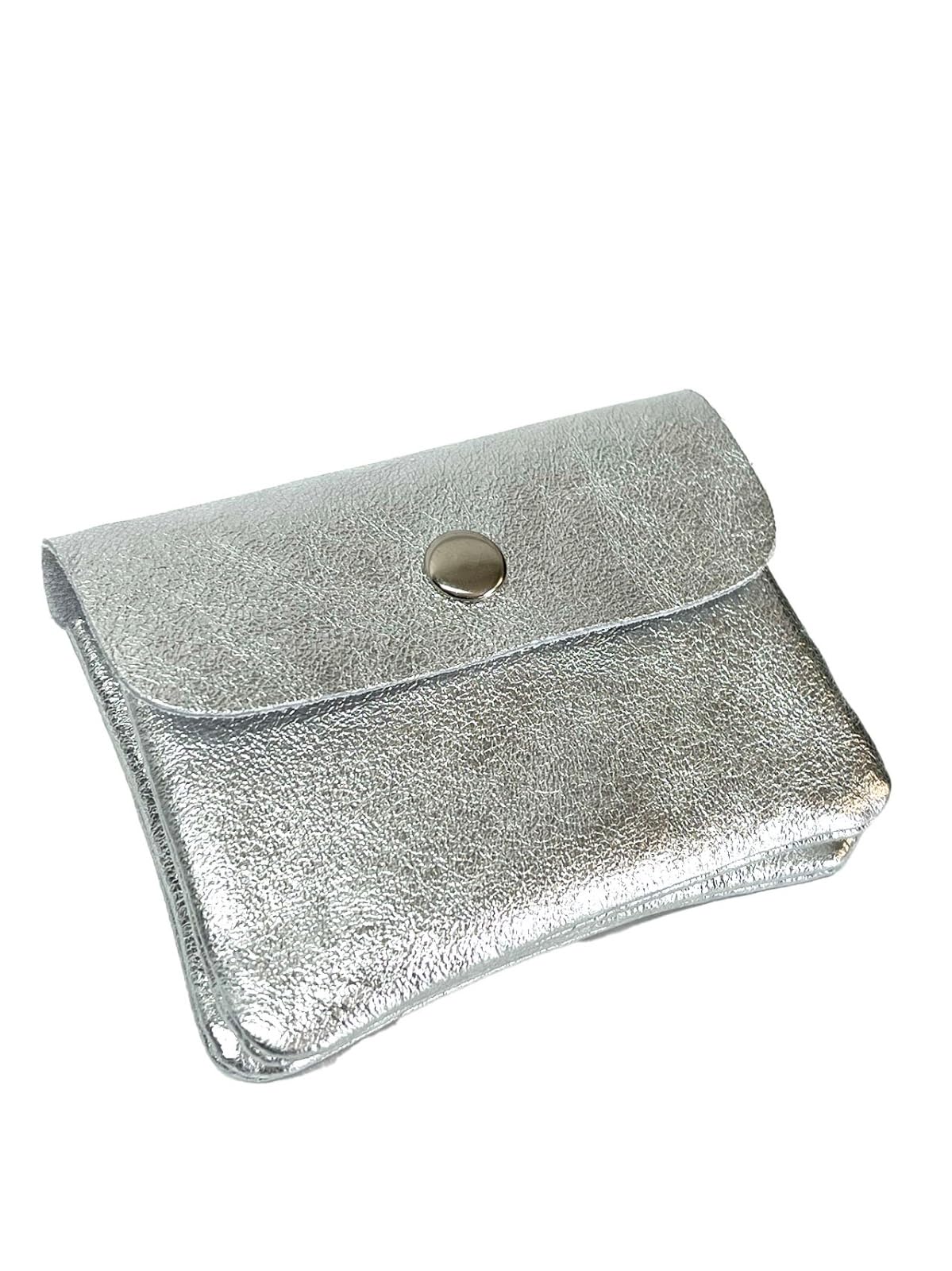 HOTSmall Women's Wallet in Genuine Italian Leather (Black)
