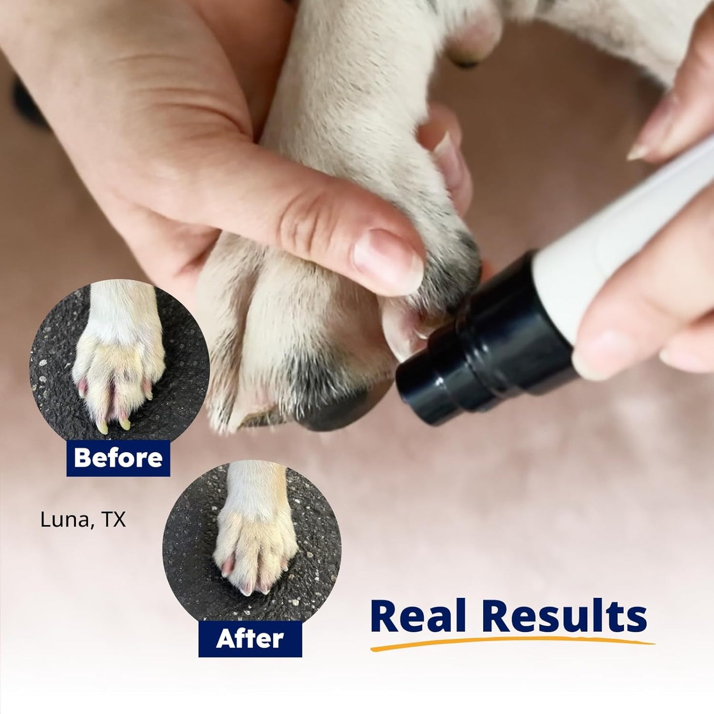 HOTSilent Groom Pro Pet Nail Grinder | Whisper Quiet Claw Trimmer for Dogs, Cats and Other Animals | Safe & Stress Free Nail Grooming, Ideal for Sensitive Dogs of All Breeds & Sizes