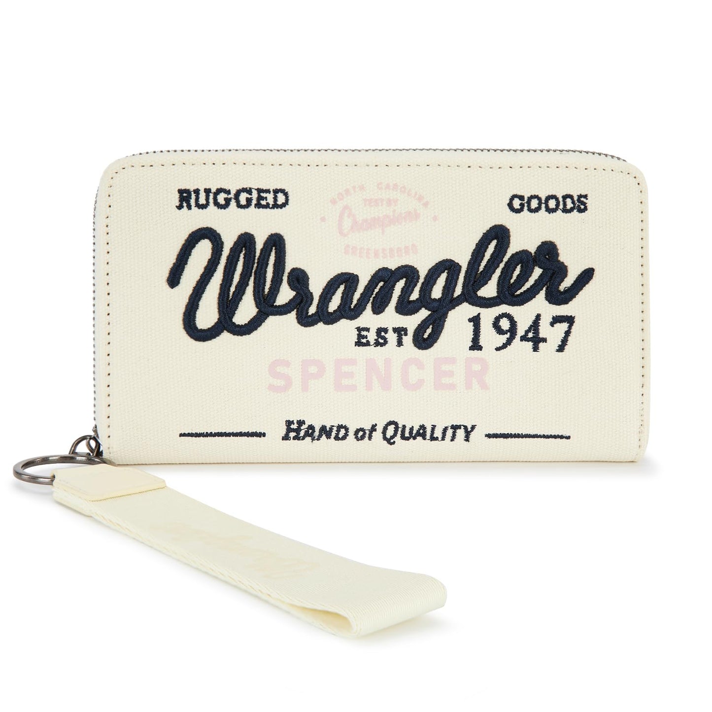 HOTMontana West X Wrangler Wristlet Wallets for Women Classic Retro Wallet Purse Bifold Credit Card Wallets for Women Oversized Logo Clutch Wristlet