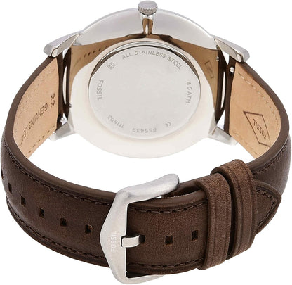 HOTFossil Men's Minimalist Quartz Stainless Steel Three-Hand Watch for Men