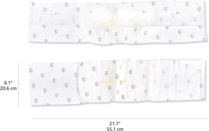 HOTAmazon Basics Absorbent, Leakproof Male Dog Wrap Disposable Diapers with Wetness Indicator, Breathable, Small, White, 50-Pack