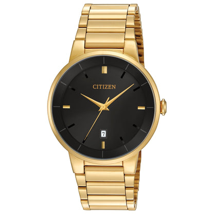 HOTCitizen Quartz Mens Watch, Stainless Steel, Classic