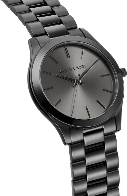 HOTMichael Kors Oversized Slim Runway Men's Watch, Stainless Steel Watch for Men