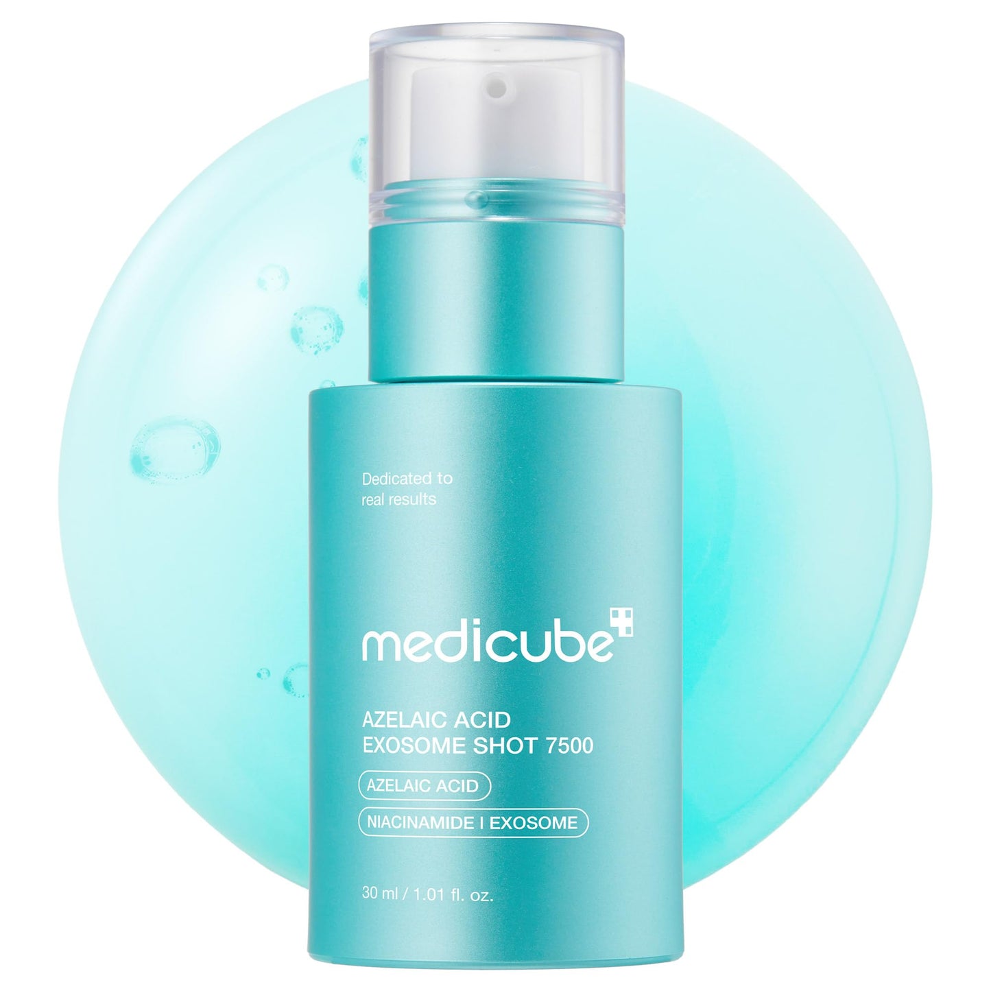 HOTmedicube Exosome Shot Zero 7,500 PPM Spicule Facial Serum | Liquid Skin Booster Serum | Exosome, AHA+BHA+PHA | Pore Care, Dead Skin Cells, Skin Texture | Korean Skincare, 1.01 fl.oz