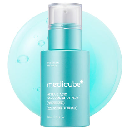 HOTmedicube Exosome Shot Zero 7,500 PPM Spicule Facial Serum | Liquid Skin Booster Serum | Exosome, AHA+BHA+PHA | Pore Care, Dead Skin Cells, Skin Texture | Korean Skincare, 1.01 fl.oz