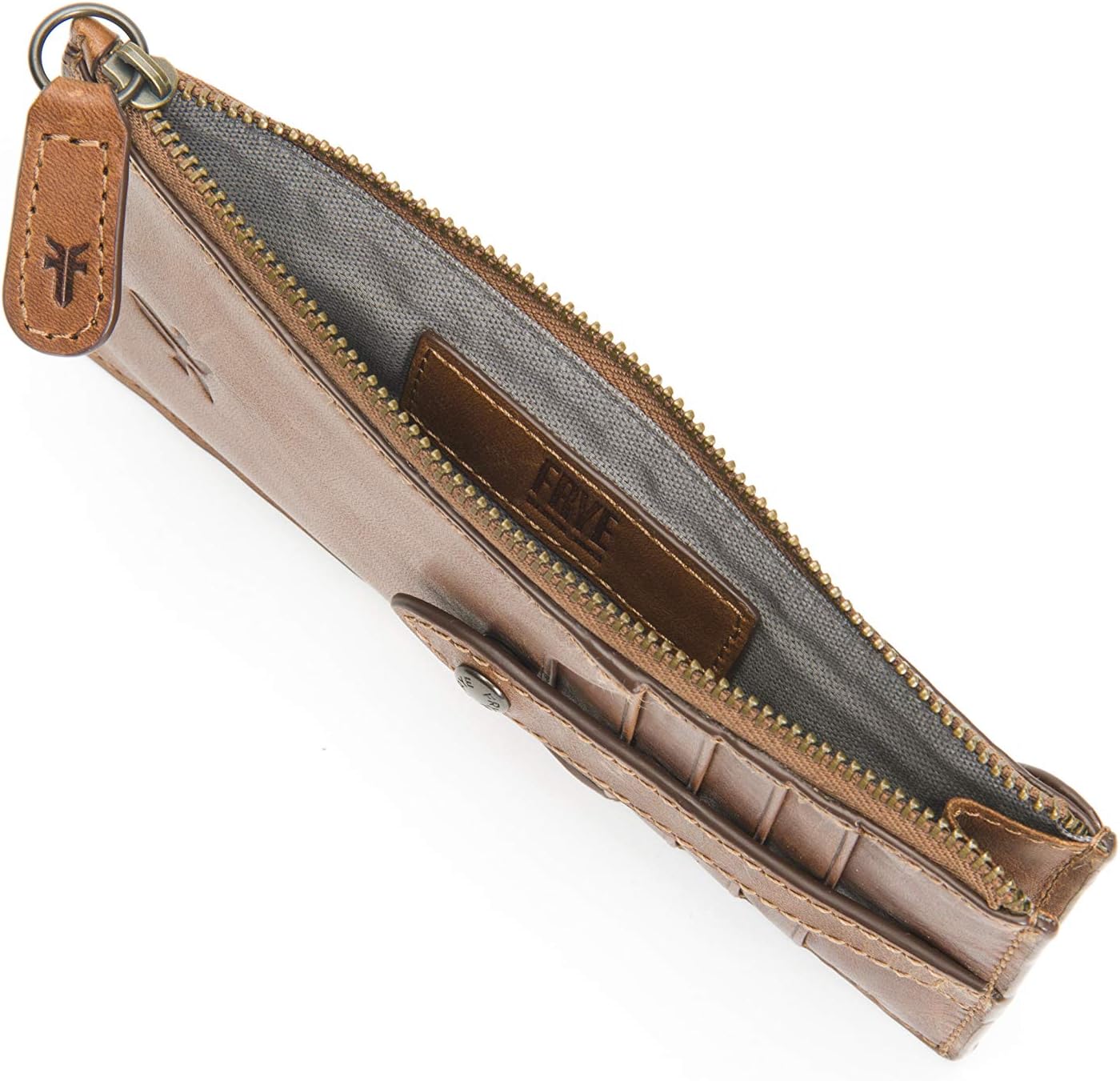 HOTFrye Women's Melissa Snap Card Wallet, Stylish Design with Holder & Slots, Compact for Purse
