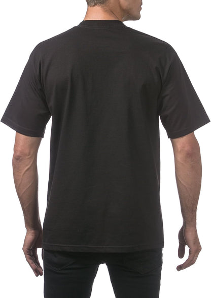 HOTPro Club Men's 3-Pack Heavyweight Cotton Short Sleeve Crew Neck T-Shirt