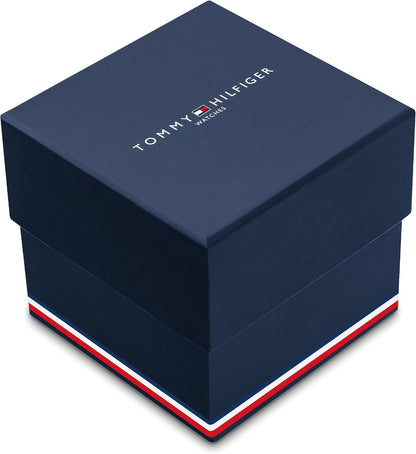 HOTTommy Hilfiger Classic Multi-Function Quartz Watch - Leather Strap Wristwatch for Men - Water Resistant Up to 5 ATM/50 Meters - Premium Fashion for Everyday Wear - 44mm