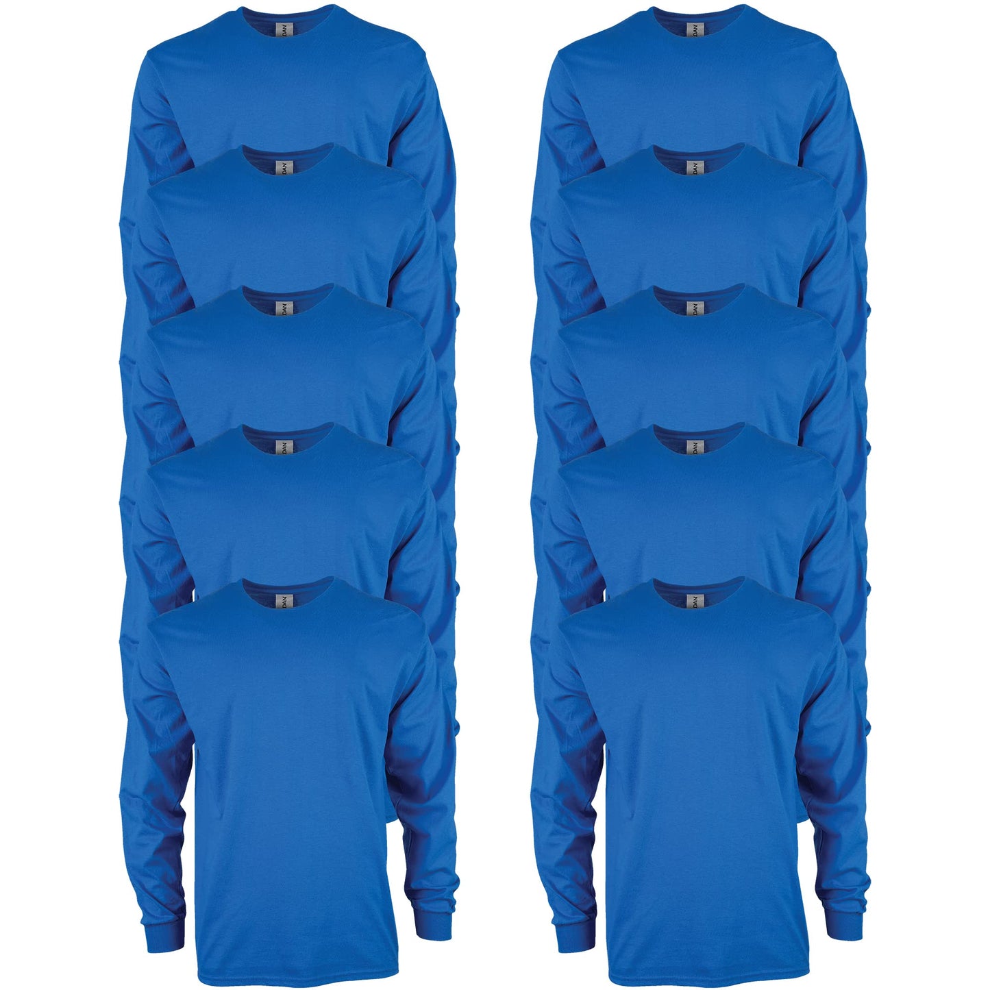 HOTGildan Adult Ultra Cotton Long Sleeve T-Shirt, Style G2400, Multipack