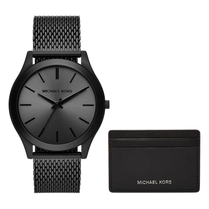 HOTMichael Kors Oversized Slim Runway Men's Watch, Stainless Steel Watch for Men