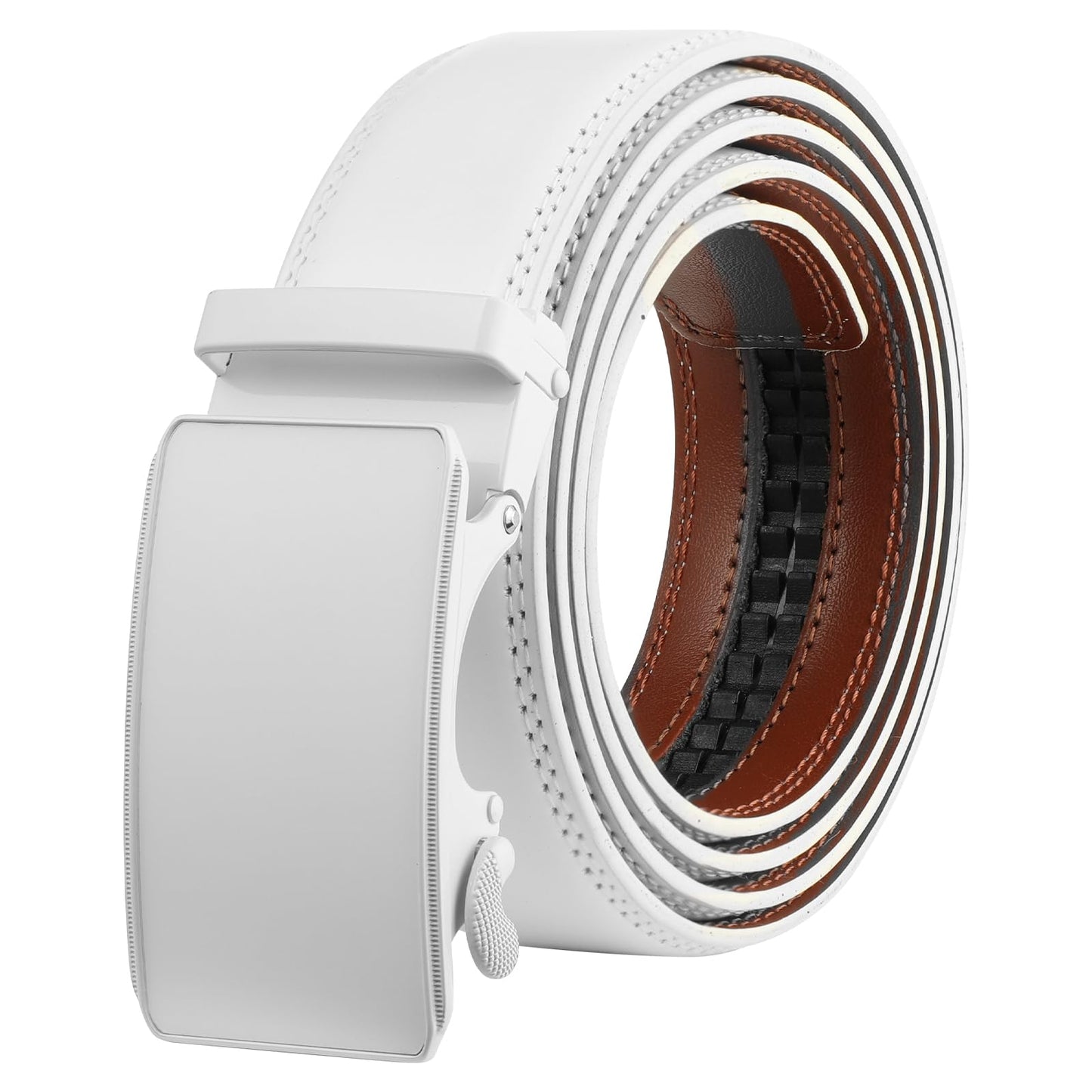 HOTLavemi Men's Real Leather Ratchet Dress Casual Belt, Cut to Exact Fit,Elegant Gift Box