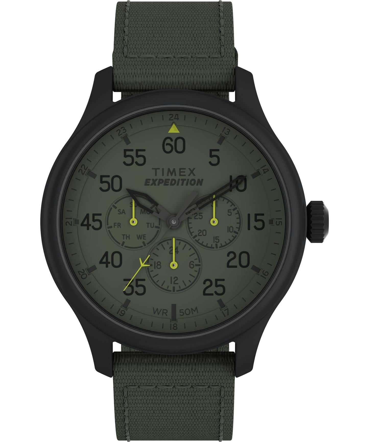 HOTTimex Expedition Field Chronograph 43mm Men’s Analog Watch | INDIGLO Backlight | Durable Comfortable Adjustable Strap | Rugged Outdoor Watch | 100M Water Resistance