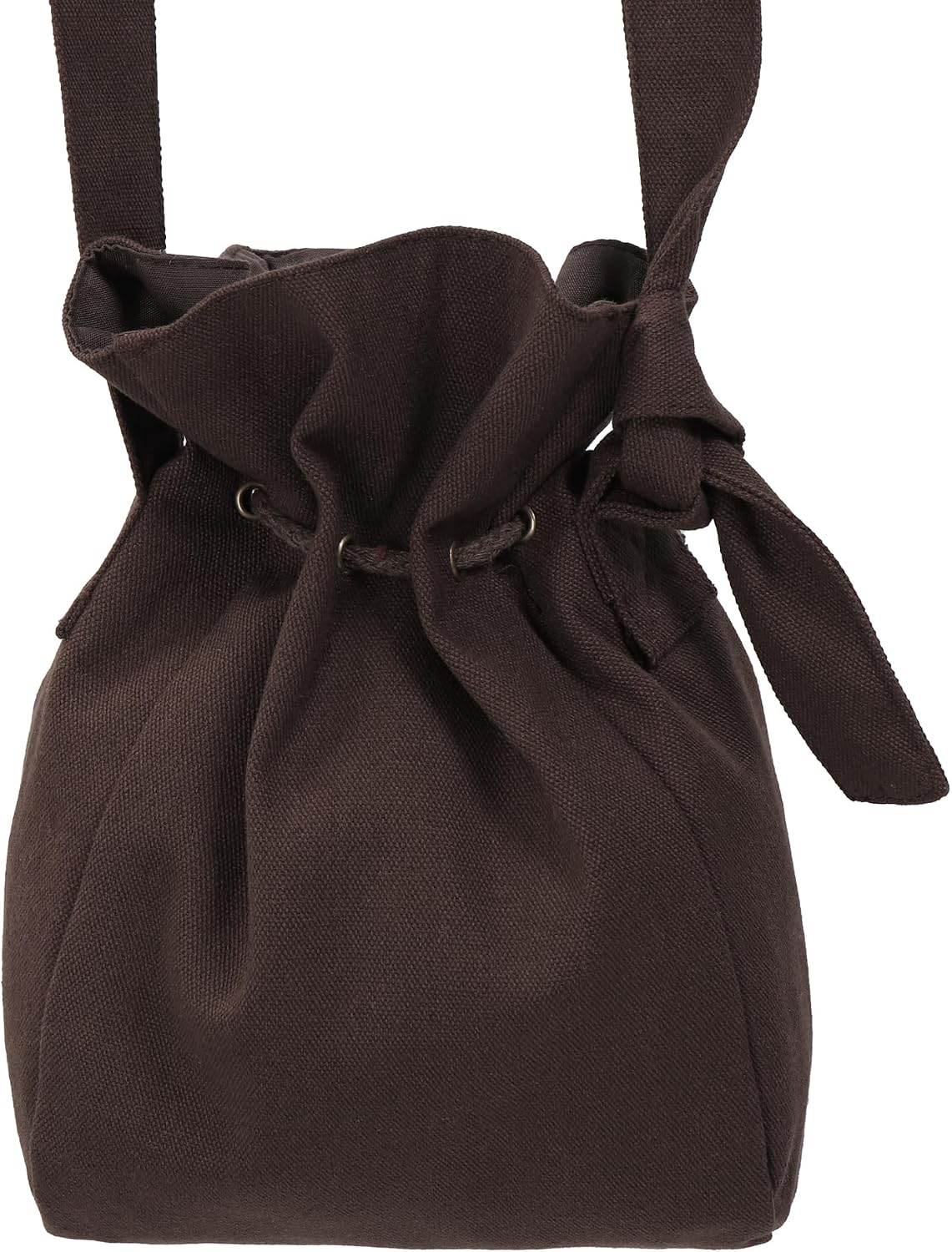 HOTFURPHI Medieval Drawstring Shoulder Bag Renaissance Canvas Dice Bag Coin Purse Ren Faire Costume Accessories