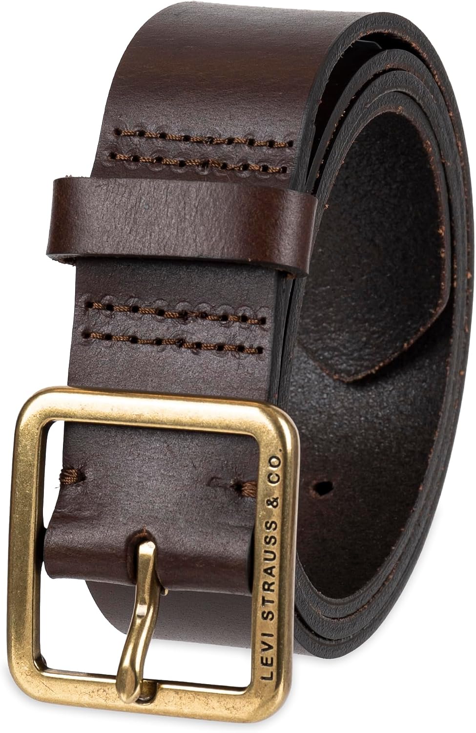 HOTLevi's Women's Casual Leather Belt With Square Buckle – Stylish Jeans & Dress Belt (Regular & Plus Sizes)